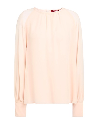 MAX MARA STUDIO Top Rosa chiaro 100% Seta