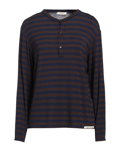 BALIA 8.22 Ｔシャツ ダークブラウン レーヨン 48% / レーヨン 37% / ウール 10% / ポリウレタン 5%