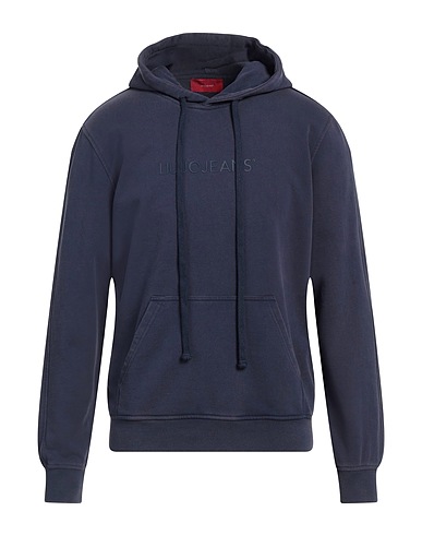 LIU •JO MAN Felpa Blu navy 100% Cotone