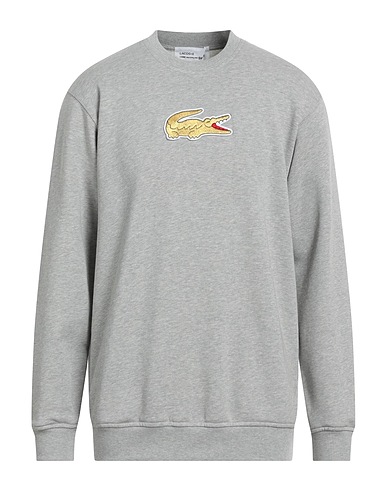 LACOSTE x COMME des GARÇONS SHIRT Sweatshirt Light grey 100% Cotton