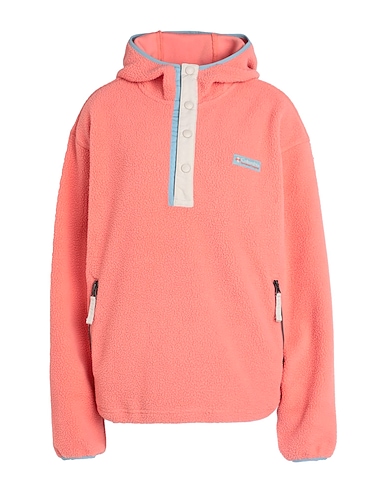 COLUMBIA Hooded track jacket  HELVETIA™ HOODIE Salmon pink 100% Polyester