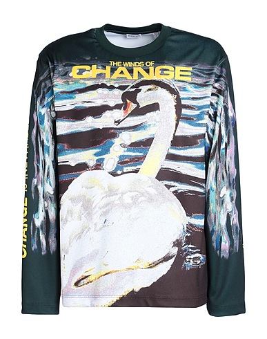 BURBERRY Sweatshirt VERDE SCURO 100% Polyester, Polyamide, Elastane