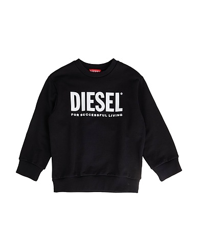 DIESEL Φούτερ Μαύρο 100% Βαμβάκι, Ελαστάνη