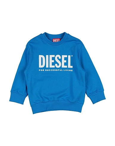 DIESEL Φούτερ Γαλάζιο 100% Βαμβάκι, Ελαστάνη