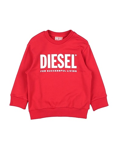 DIESEL Sweatshirt Red 100% Cotton, Elastane