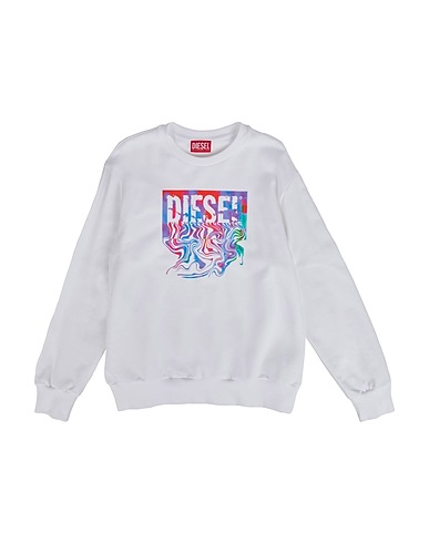 DIESEL Sweatshirt White 100% Cotton, Elastane