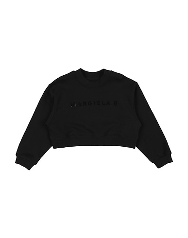 MM6 MAISON MARGIELA Felpa Nero 100% Cotone