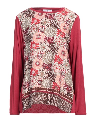 WHYCI T-shirt Brick red 90% Viscose, 10% Elastane