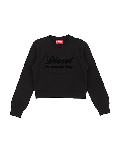 DIESEL Sweatshirt Black 100% Cotton, Elastane