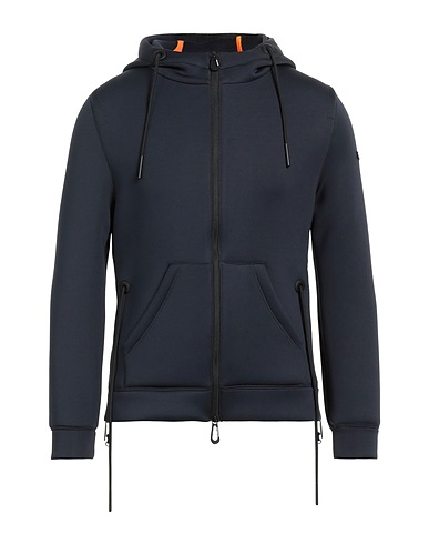 SUNSTRIPES Hooded track jacket  Navy blue 94% Polyester, 6% Elastane