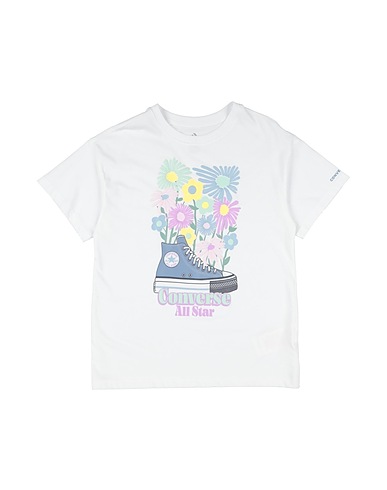 CONVERSE T-shirt CNVG BOYFRIEND GRAPHIC T SHIRT
 Bianco 60% Cotone, 40% Poliestere