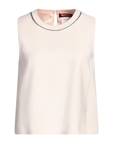 MAX MARA STUDIO Top Light pink 87% Viscose, 10% Virgin Wool, 3% Elastane