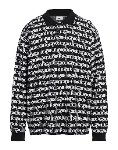 OBEY Polo Noir 100% Coton