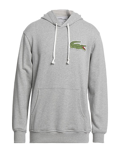 LACOSTE x COMME des GARÇONS SHIRT Hooded sweatshirt Grey 100% Cotton