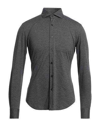 XACUS Einfarbiges Hemd Braungrau 87% Polyamid, 13% Elastan