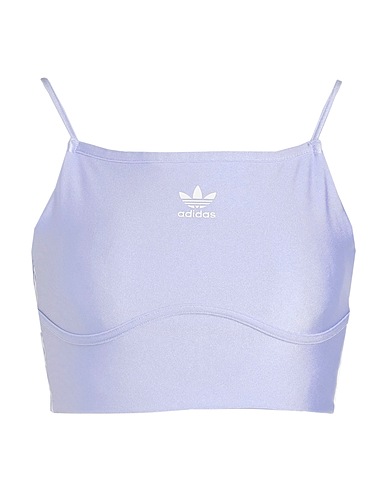 ADIDAS ORIGINALS Top 3 S BRA TOP Lilla 77% Poliammide riciclato, 23% Elastan