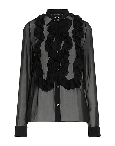 ROCHAS Camicie e bluse in seta Nero 100% Seta