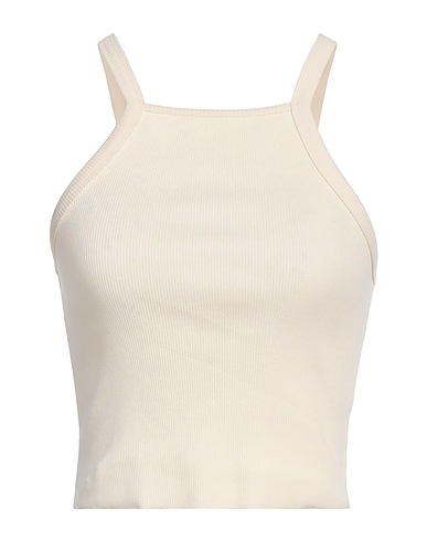 PATRIZIA PEPE Top Ivory 95% Cotton, 5% Elastane