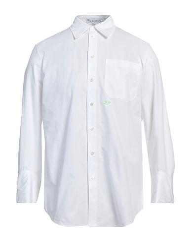 JW ANDERSON Camicia tinta unita Bianco 100% Cotone