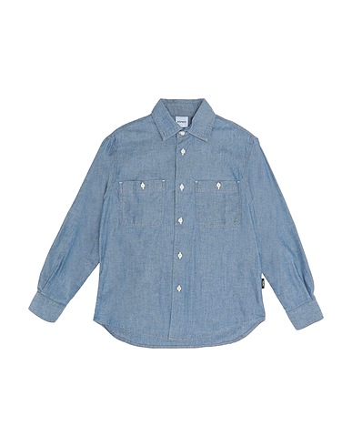 ASPESI Τζιν πουκάμισο Μπλε 100% Βαμβάκι