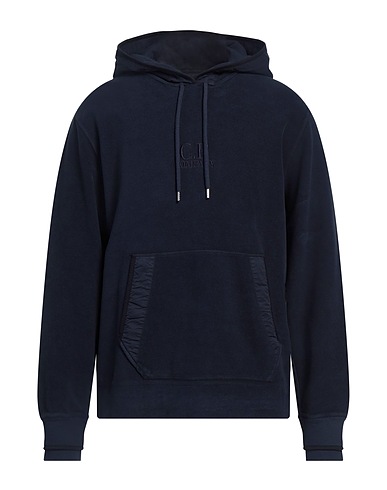 C.P. COMPANY Hooded track jacket  Midnight blue 100% Cotton