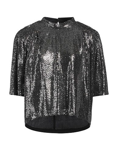 MARANT ÉTOILE Top Black 87% Nylon, 8% Metallic fiber, 5% Elastane