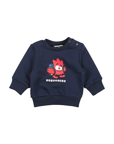 DSQUARED2 Sweatshirt Midnight blue 95% Cotton, 5% Elastane