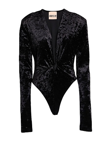 ANIYE BY TOPWEAR Black 94% Polyester, 6% Elastane