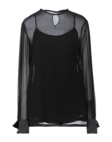 MAX MARA Silk top Black 100% Silk