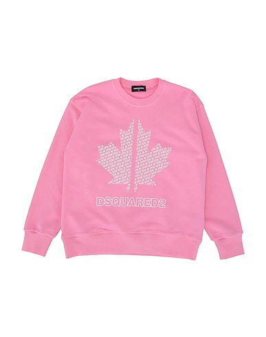 DSQUARED2 Felpa Rosa 100% Cotone, Elastan