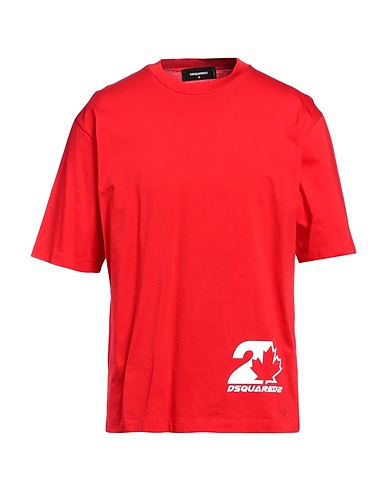 DSQUARED2 Ｔシャツ レッド コットン 100%
