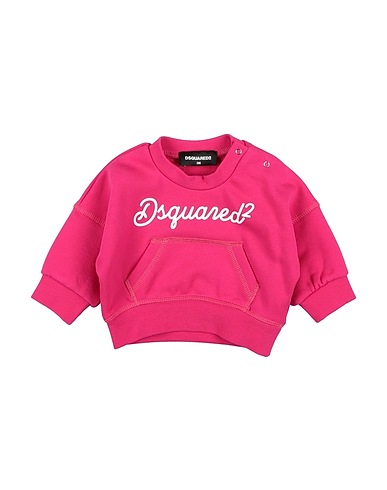 DSQUARED2 Sweatshirt Fuchsia 100% Cotton, Elastane
