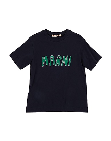 MARNI T-shirt Midnight blue 100% Cotton