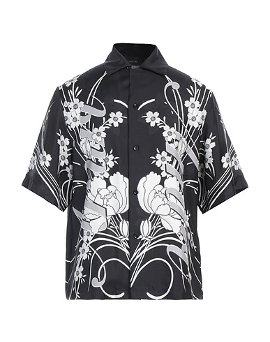 AMIRI Hemd mit Muster Schwarz 100% Seide