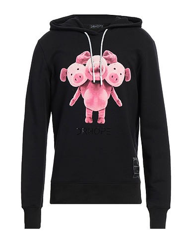 DRHOPE Hooded sweatshirt Black 100% Cotton