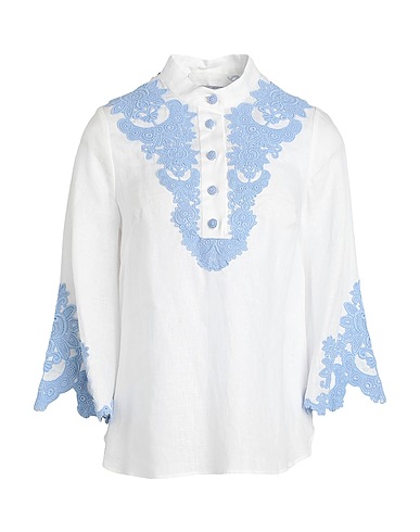 ZIMMERMANN Top White 100% Linen, Cotton