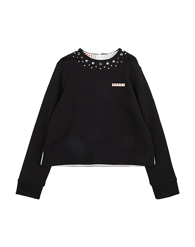 MARNI Sweatshirt Black 100% Cotton, Aluminum
