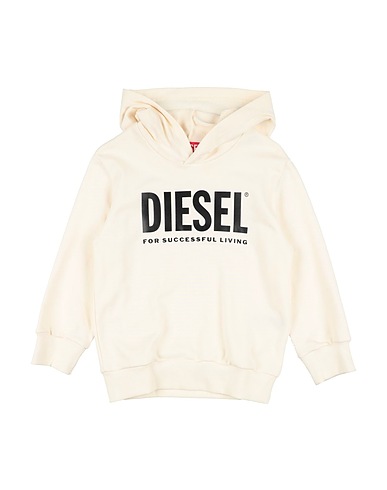 DIESEL Sweatshirt Cream 100% Cotton, Elastane