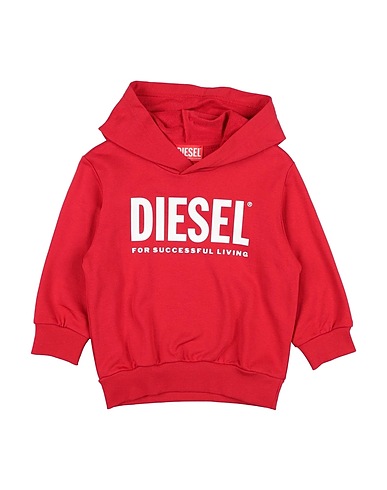 DIESEL Sweatshirt Red 100% Cotton, Elastane