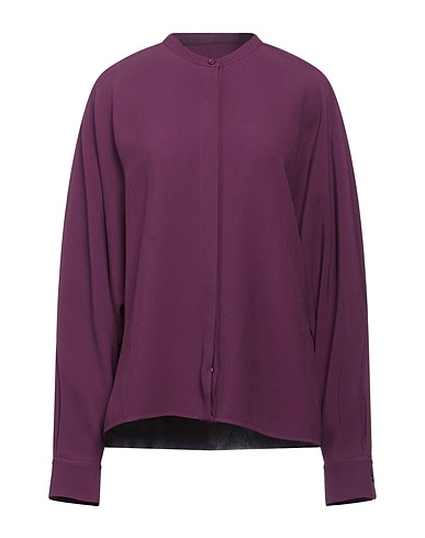 JIL SANDER Solid color shirts & blouses 54% Viscose, 46% Acetate