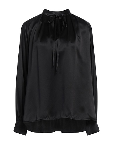 MAX MARA Silk top Black 100% Silk