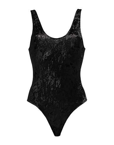 FORTE_FORTE TOPWEAR Black 94% Polyester, 6% Elastane