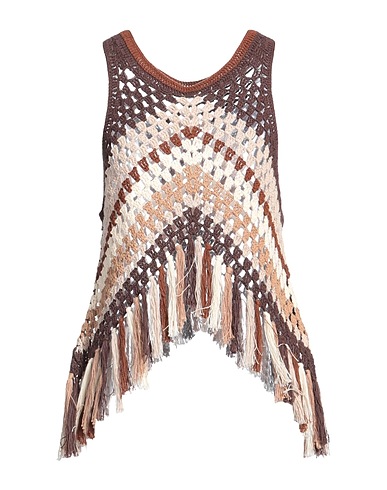 DODO BAR OR Top Chocolate brown 100% Cotton