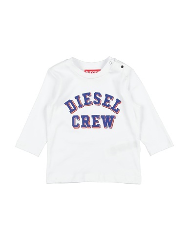 DIESEL T-shirt Bianco 100% Cotone