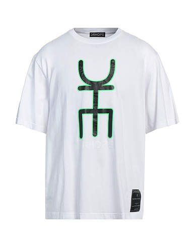 DRHOPE T-shirt Bianco 100% Cotone