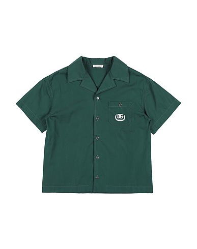 DOLCE&GABBANA Solid colour shirt 66% Cotton, 34% Polyester