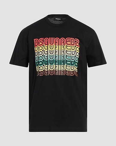 DSQUARED2 T-shirt Nero 100% Cotone