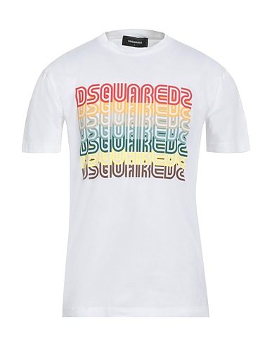 DSQUARED2 T-shirt Bianco 100% Cotone