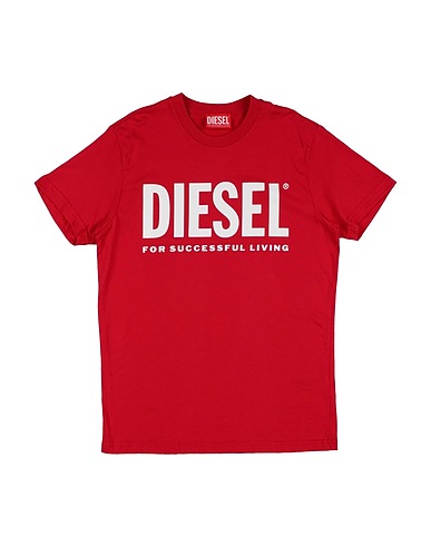 DIESEL T-shirt Red 100% Cotton