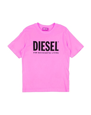 DIESEL T-shirt Fucsia 100% Cotone